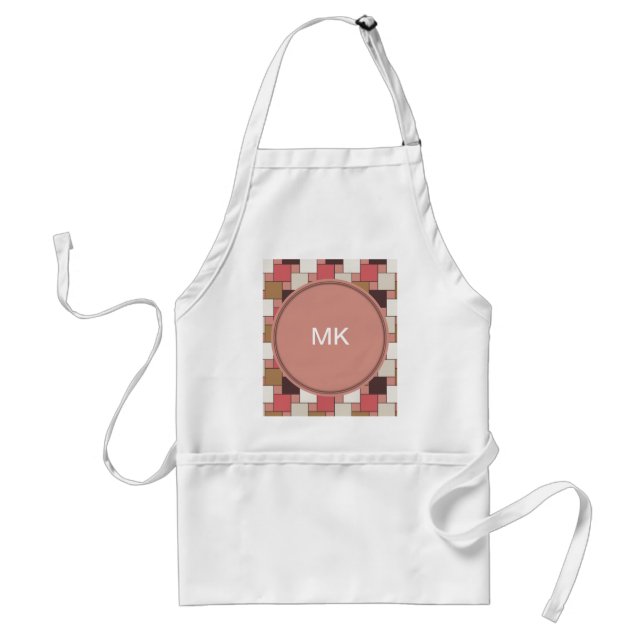 Pumpkin Spice Weave Pattern Standard Apron (Front)