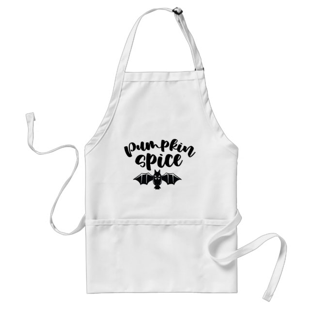 Pumpkin Spice with Bat Standard Apron (Front)