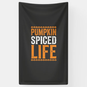 Pumpkin Spiced Life Halloween Typography Design_1 Banner