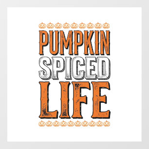 Pumpkin Spiced Life Vintage Halloween Typography D
