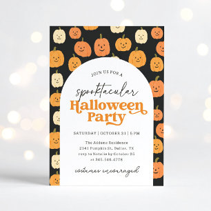 Pumpkin Spooktacular Halloween Party Invitation