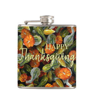 Pumpkin, Squash Autumn Harvest Flask