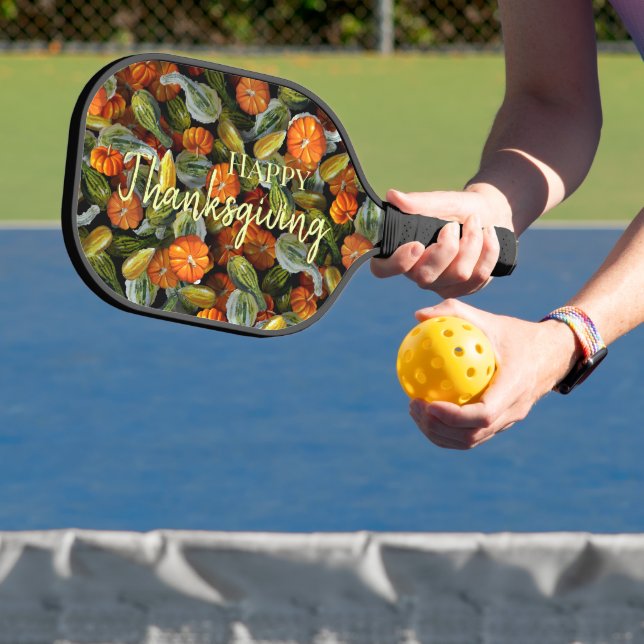 Pumpkin, Squash Autumn Harvest Pickleball Paddles (Insitu)