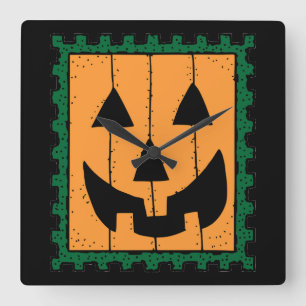 Pumpkin Stamp Clock