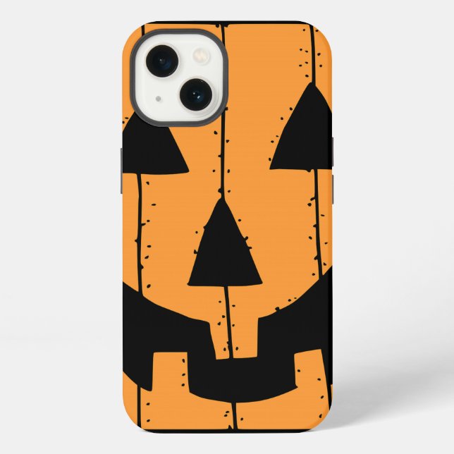 Pumpkin Stamp iPhone Case (Back)