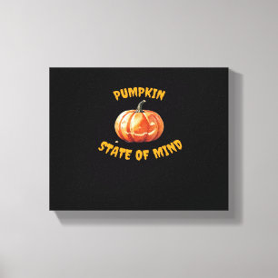 Pumpkin State of Mind - Halloween Classic T-Shirt Canvas Print