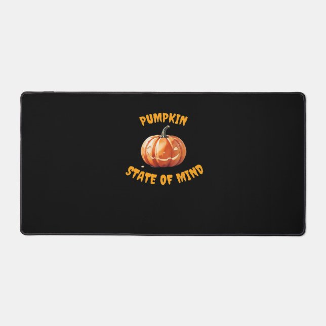 Pumpkin State of Mind - Halloween Classic T-Shirt Desk Mat (Front)