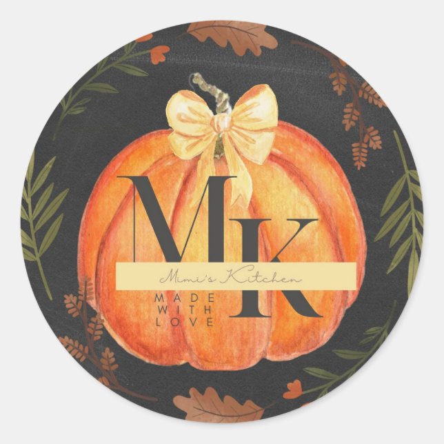 Pumpkin Sticker (Front)