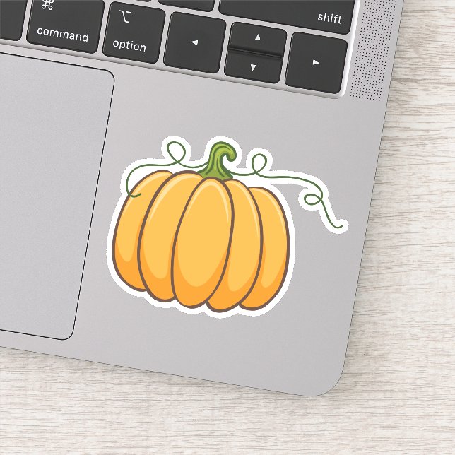Pumpkin sticker (Detail)