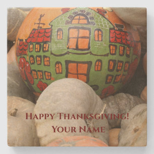 Pumpkin Stone Coaster