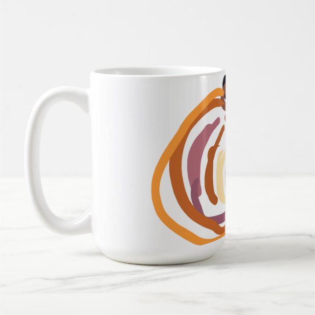 Pumpkin Sunset Autumn cute Coffee Mug (Left)