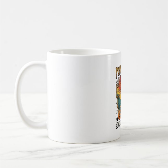 Pumpkin Sweets Spooks Treats Halloween Ghosts Pump Coffee Mug (Left)