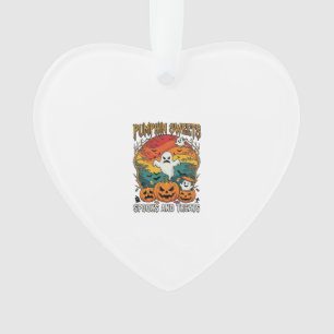 Pumpkin Sweets Spooks Treats Halloween Ghosts Pump Ornament