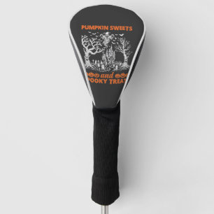 Pumpkin Sweets Spooky Treats Haunted Castle Ghost Golf Head Cover