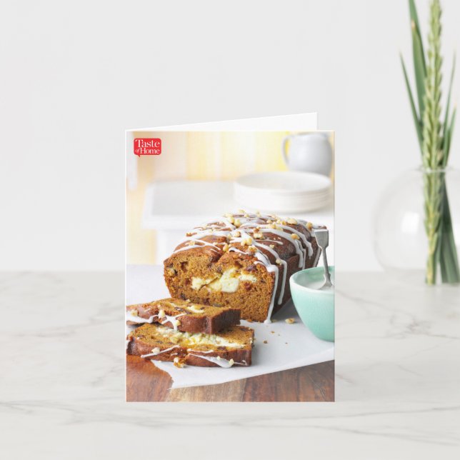 Pumpkin Swirl Bread Card (Front)