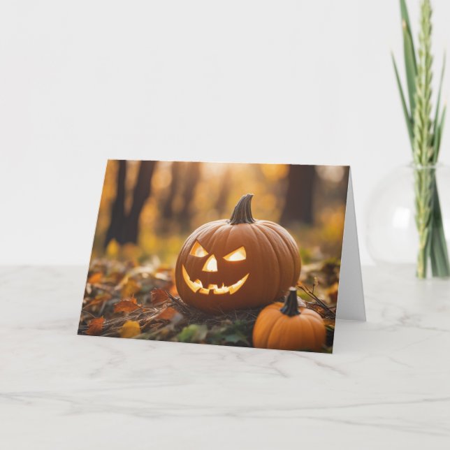 Pumpkin Thank You Card (Front)