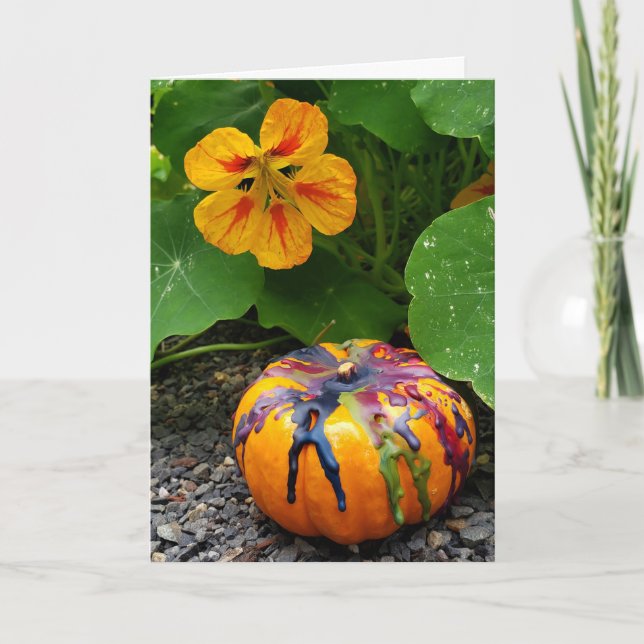 Pumpkin Thanks Card (Front)