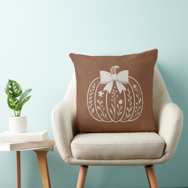 Pumpkin Throw Pillow (Chair)