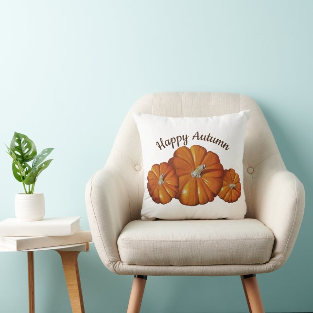 Pumpkin Throw Pillow (Chair)