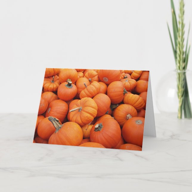 Pumpkin Time Card (Front)