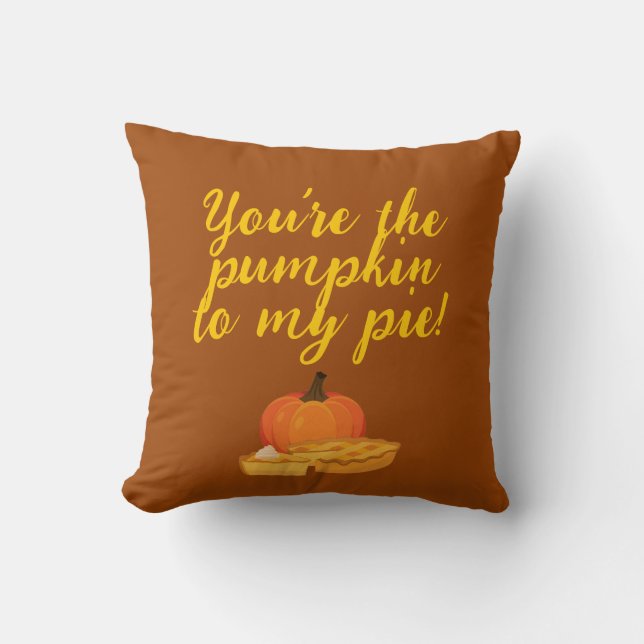 Pumpkin to my pie cushion (Front)