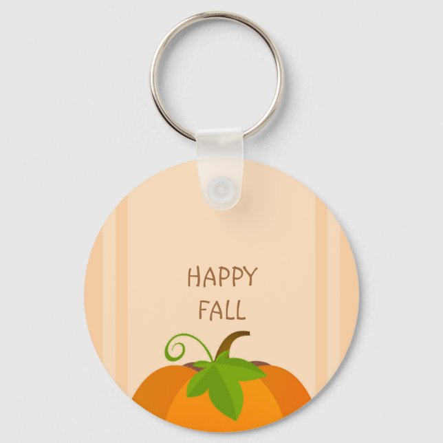 Pumpkin Top Key Ring (Front)