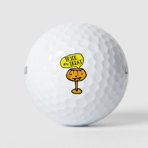 Pumpkin trick and treat  golf balls