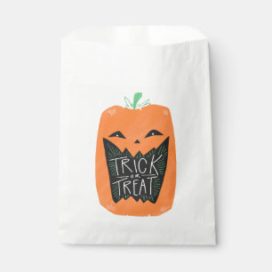 Pumpkin Trick or Treat Halloween Favour Bags