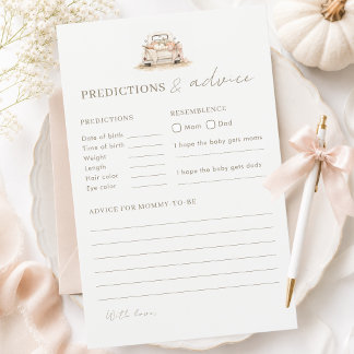 Pumpkin Truck Baby Shower Predictions and Advice