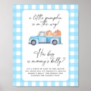 Pumpkin truck - how big is mummy's belly game  poster