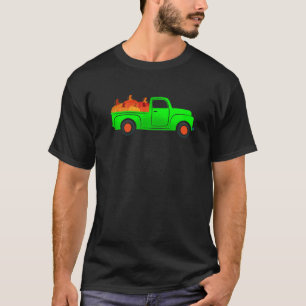 Pumpkin Truck Lazy Halloween Costume Cute Jack O L T-Shirt