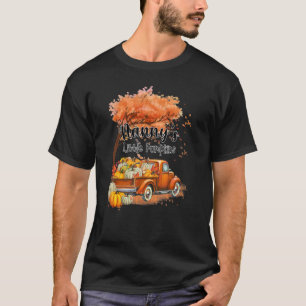 Pumpkin Truck Nanny's Little Pumpkins Fall Thanksg T-Shirt