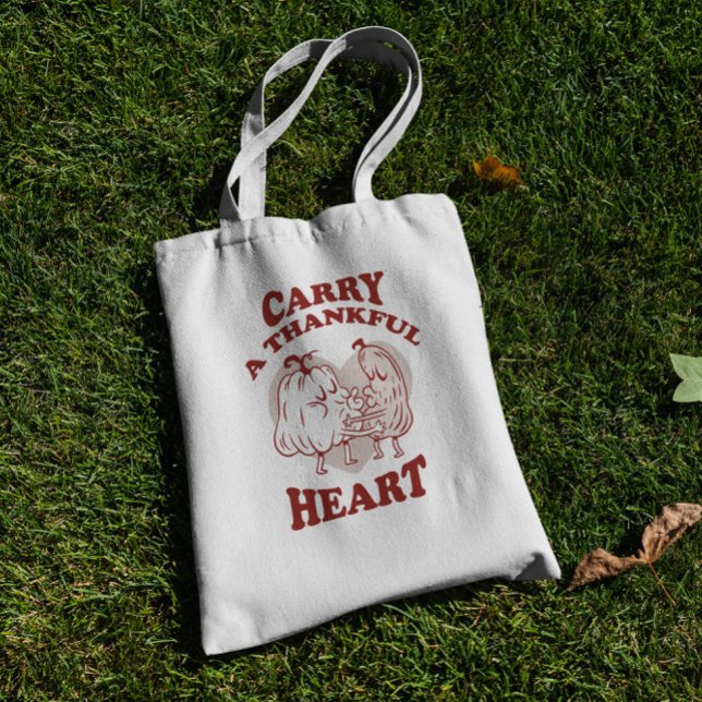Pumpkin Vegetable Kiss Tote Bag   (Creator Uploaded)