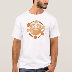 Pumpkin Vibes Cozy Fall Aesthetic Thanksgiving T-Shirt