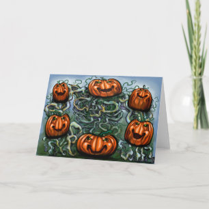 Pumpkin Vines Card
