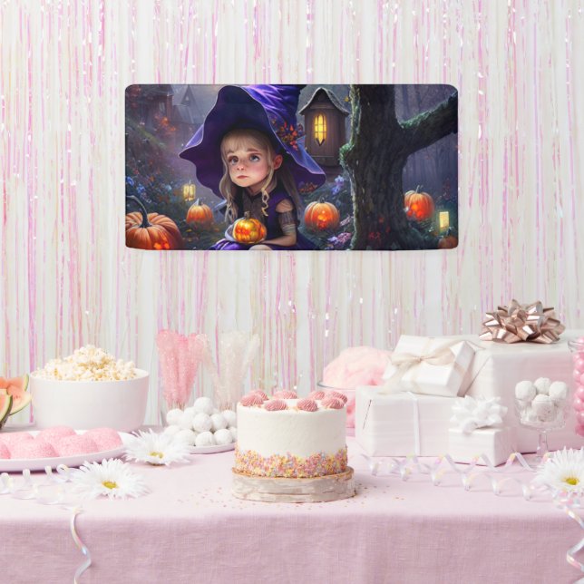 pumpkin/whimsical/Halloween/cartoon Banner (Party)
