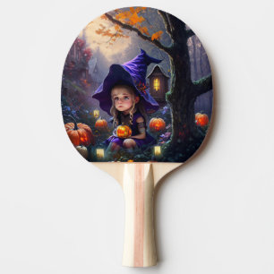 pumpkin/whimsical/Halloween/cartoon Ping Pong Paddle