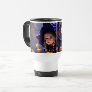 pumpkin/whimsical/Halloween/cartoon Travel Mug