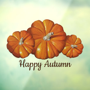 Pumpkin Window Clings