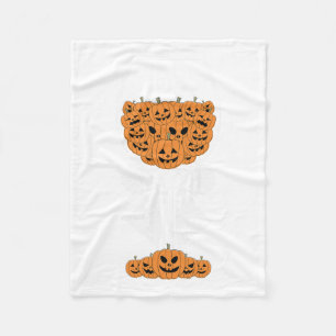 Pumpkin Wine Gl Spider Web Costume Easy Halloween Fleece Blanket