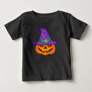 Pumpkin Witch Baby T-Shirt