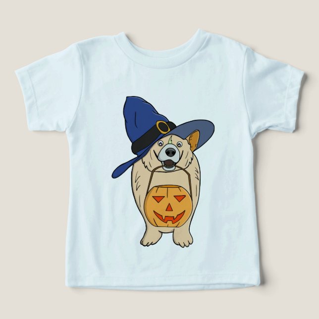 Pumpkin Witch Dog (Design Front)