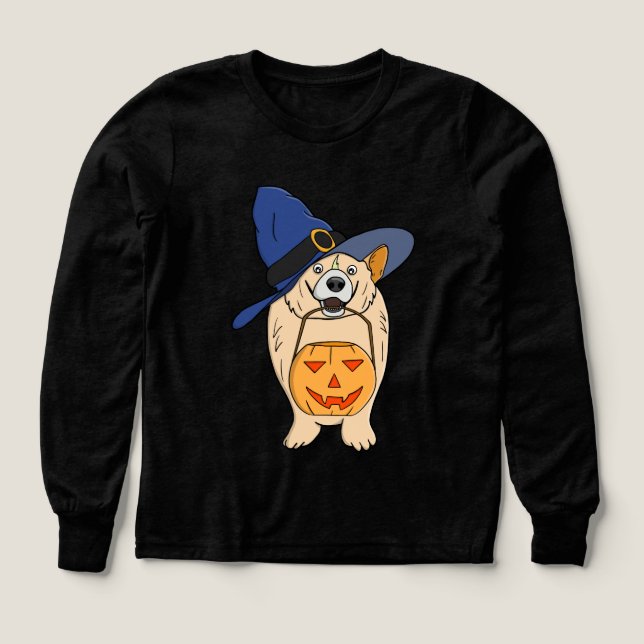 Pumpkin Witch Dog (Design Front)