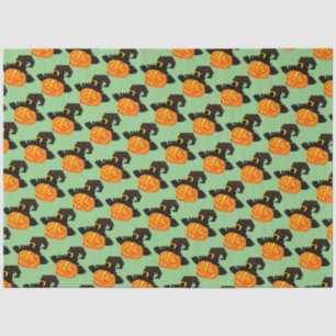 Pumpkin Witch Halloween Tissue Paper