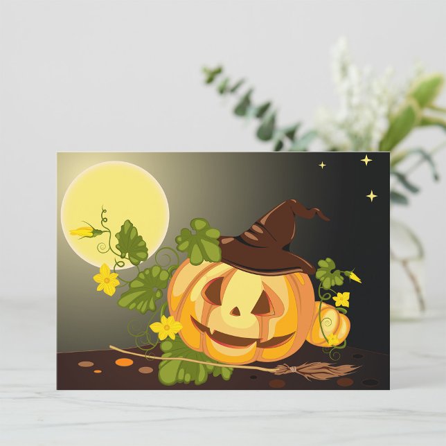 Pumpkin Witch Invitations (Creator Uploaded)