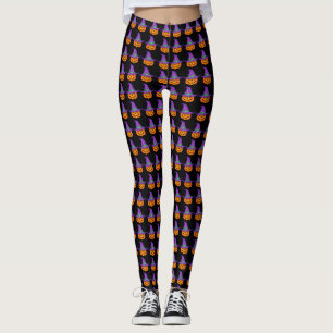 Pumpkin Witch Leggings