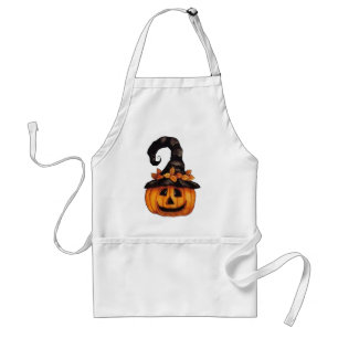 Pumpkin Witch Standard Apron