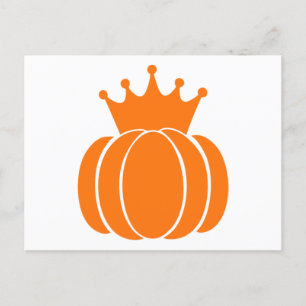 Pumpkin with Crown Postcard