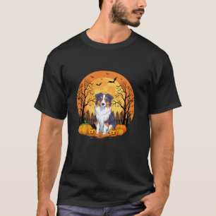 Pumpkin With Funny Halloween Costume Australian Sh T-Shirt