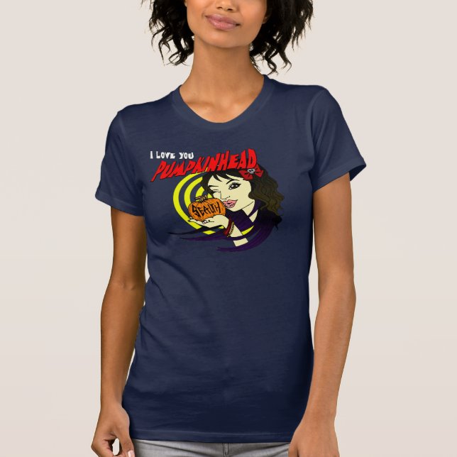 Pumpkinhead Kiss Women's Tee (Front)